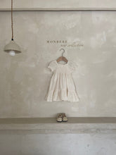 Load image into Gallery viewer, MONBEBE Ella Shirred Dress~Cream
