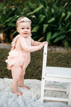 Load image into Gallery viewer, Luella Ruffle Bum Romper-Rose Pink