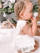 Load image into Gallery viewer, Luella Ruffle Bum Romper-White