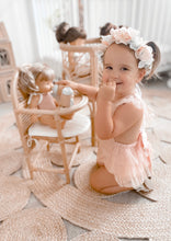 Load image into Gallery viewer, Luella Ruffle Bum Romper-Rose Pink