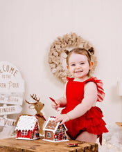Load image into Gallery viewer, Luella Ruffle Bum Romper -Cherry