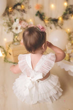 Load image into Gallery viewer, Luella Ruffle Bum Romper-White