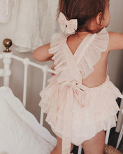 Load image into Gallery viewer, Luella Ruffle Bum Romper-Rose Pink