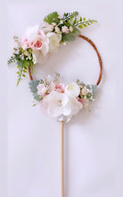 Load image into Gallery viewer, Butterfly Blossom Wreath Cake Topper