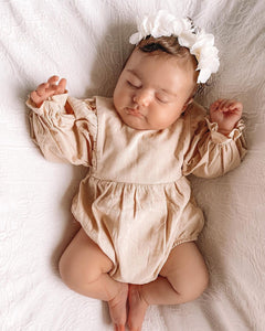Penelope Baby Elastic Crown White