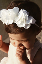 Load image into Gallery viewer, Penelope Baby Elastic Crown White