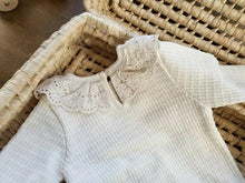 Load image into Gallery viewer, HI BYE BEBE Sophie Knit Frill Bodysuit-Ivory